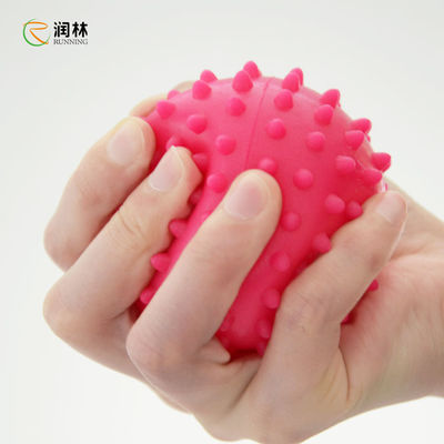 Einfacher Carry Acupressure Yoga Massage Ball, PVC-Triggerpunkt-Ball