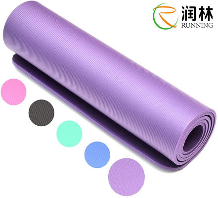 Komfort schäumt 10mm NBR Antibeleg-Yoga Mat For Pilates Exercise