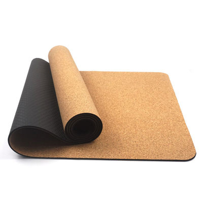 Yoga-Übung Browns Cork Fitness Yoga Mat For
