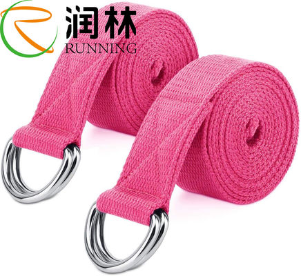 Flexibilität und Physiotherapie der Polyester-Baumwolled Ring Yoga Strap Stretches For