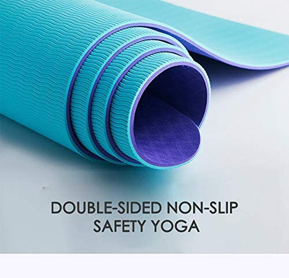 Eigenmarke TPEgummiturnhallen-Yoga Mat Anti Tear Non Slip 6Mm