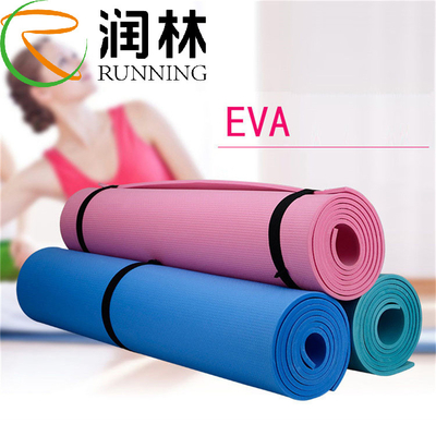 Hauptübungs-Turnhallen-Training trägt starken EVA Foam Yoga Mat Anti-Beleg zur Schau