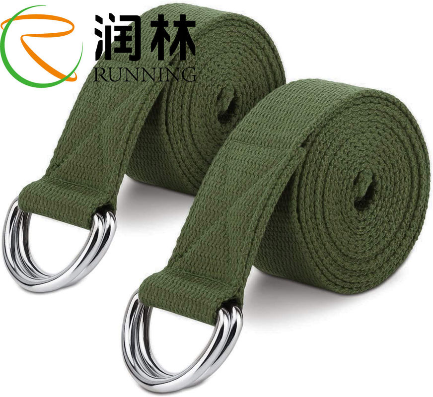 Flexibilität und Physiotherapie der Polyester-Baumwolled Ring Yoga Strap Stretches For
