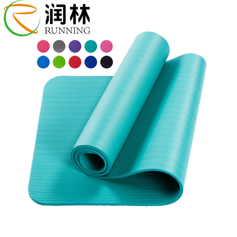 Yoga-im Freien Mat Solider Color Anti Tear-Antibeleg 183*61*1CM Turnhalle Pilates NBR