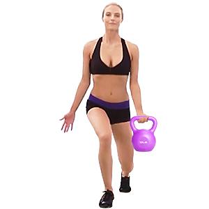 Hauptturnhallen-Antibeleg-Griff PET Krafttraining Kettlebell-Grün 5LBS 20 lbs 6