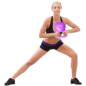 Hauptturnhallen-Antibeleg-Griff PET Krafttraining Kettlebell-Grün 5LBS 20 lbs 8