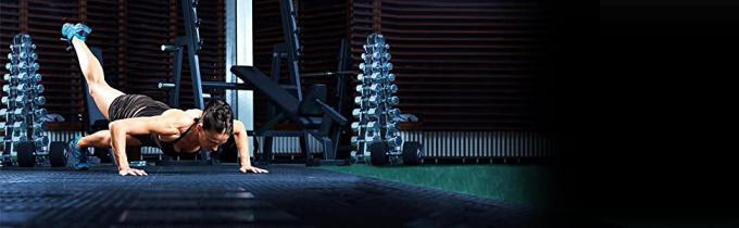 Gleiten Sie nicht schwarze Puzzlespiel-Übung Mat With 1/2“ starke ExtraEVA Foam Interlocking Tiles 1