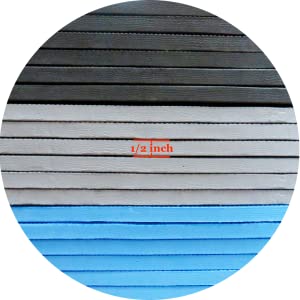 Gleiten Sie nicht schwarze Puzzlespiel-Übung Mat With 1/2“ starke ExtraEVA Foam Interlocking Tiles 3