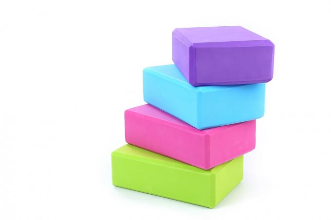 Kundenspezifische aufbereitete Yoga-Block-reine Farbbalance und -unterstützung verbessern Stärke 2
