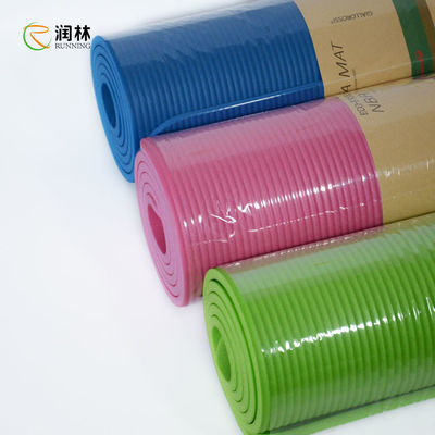 Recyclebares 10mm NBR Yoga Mat Eco Friendly Water Resistant