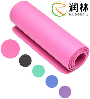 Komfort schäumt 10mm NBR Antibeleg-Yoga Mat For Pilates Exercise