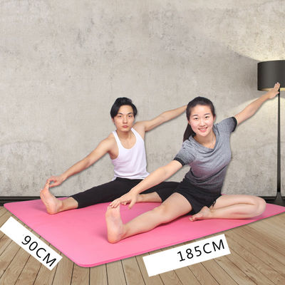 Vier Stücke entsprechen starkem Gymnastik-Eignungs-Yoga Mat Non Toxic Pink 10mm