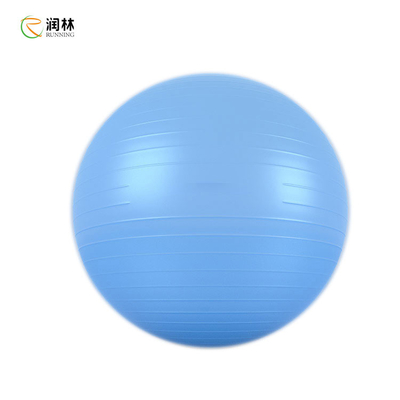 Gleiten Yoga-Balancen-Ball-Antiexplosion PVCs materieller nicht 55cm 65cm für Hauptturnhallen-Büro