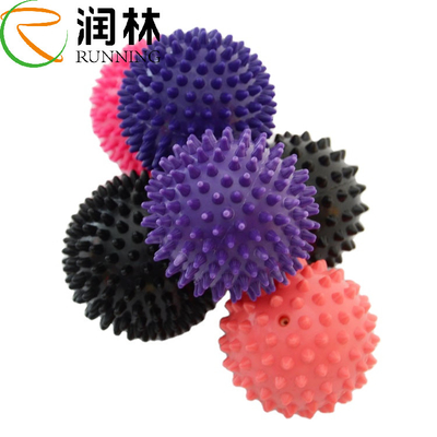 Yoga-stacheliger Massage-Ball PVCs rollender für Handfuß-Sohlen-sensorisches Training