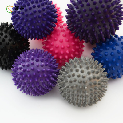 Yoga-stacheliger Massage-Ball PVCs rollender für Handfuß-Sohlen-sensorisches Training