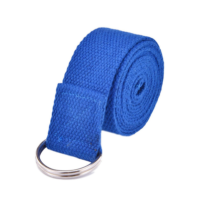 Ausdehnung D Ring Cotton Belt Loops Fitness versieht den kundenspezifischen verstellbaren Yoga-Bügel mit einem Band