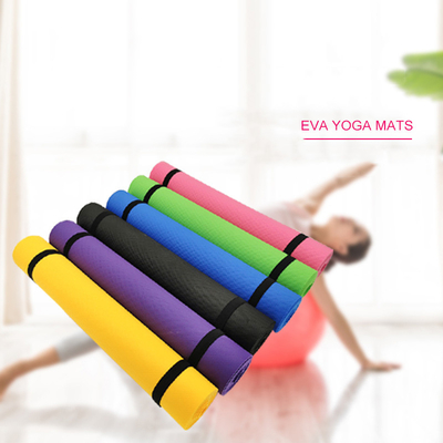 Soem gleiten nicht EVA Yoga Mat 4mm 6mm mit Carry Bag