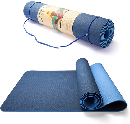Übungen TPE-Yoga Mat Non Slip Eco Friendly mit tragendem Bügel