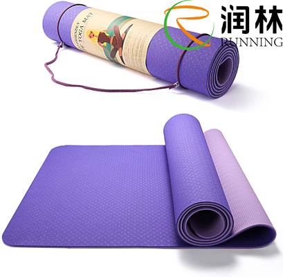 Übungen TPE-Yoga Mat Non Slip Eco Friendly mit tragendem Bügel