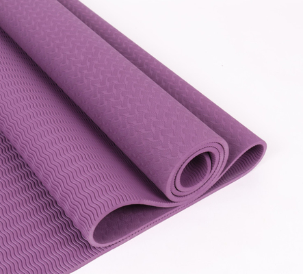 Neuer Entwurfs-purpurrotes kundenspezifisches TPE-Yoga Mat Eco Friendly 183*61cm