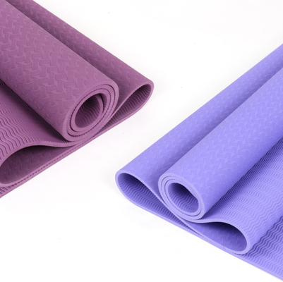 Neuer Entwurfs-purpurrotes kundenspezifisches TPE-Yoga Mat Eco Friendly 183*61cm