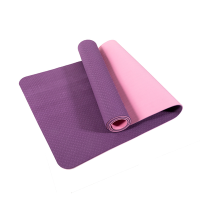 TRÄGT starkes TPE-Yoga Mat Non Slip Logo zur Schau, der mit Bügel besonders angefertigt wird