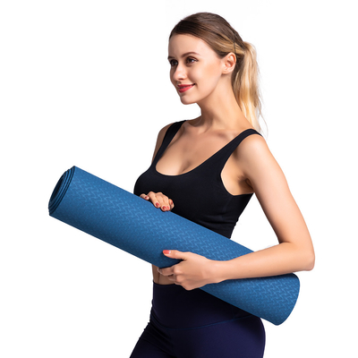 TRÄGT starkes TPE-Yoga Mat Non Slip Logo zur Schau, der mit Bügel besonders angefertigt wird
